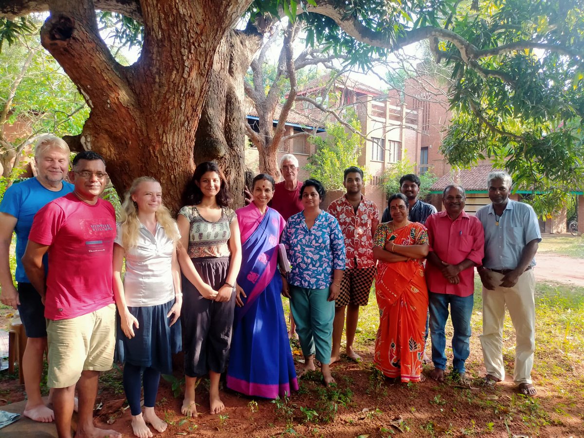 Community meeting at Grace. #Auroville #Grace #Communitymeeting
