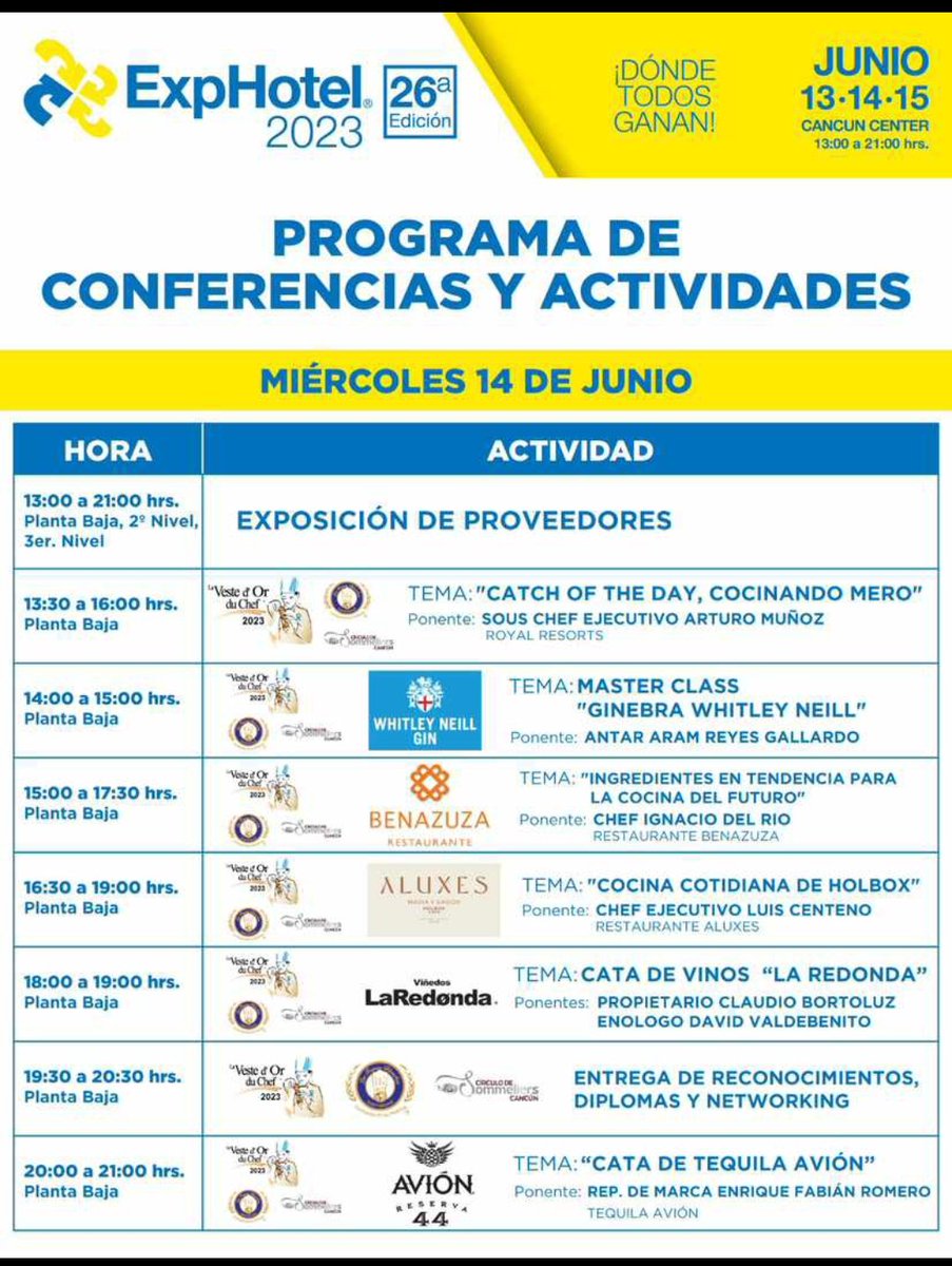 chef_munoz's tweet photo. Todo listo, allá nos vemos #exphotelcancun https://t.co/rkKeYU1rre