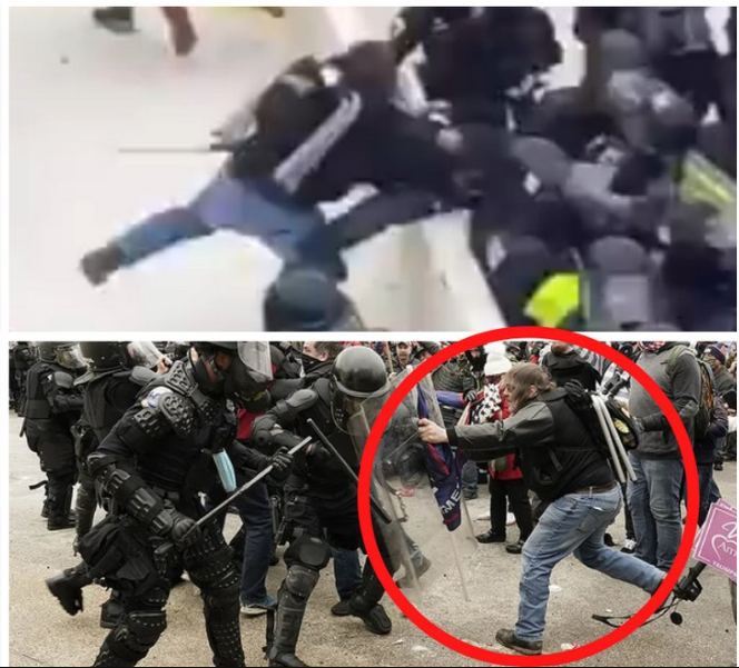 rocketman2001's tweet photo. #ChairGuy GUILTY
Ralph Joseph Celentano III
#FBI107
Assaulted officers on W. Plaza multiple times, including pushing an officer over the railing.
#Jan6 #Jan6th #Jan6ers #J6 #j6er #j6ers #freedomcorner #j6politicalprisoners #J6LivesMatter #FreeJ6Hostages #FreeJ6Prisoners https://t.co/yG8XYj54fh