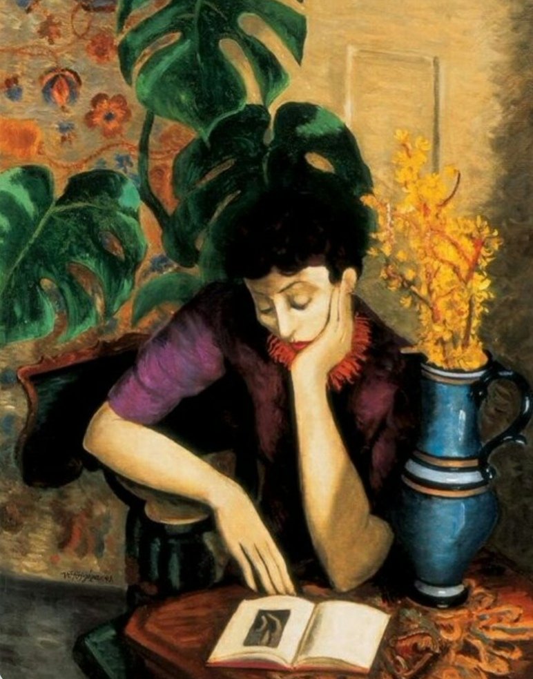 lachicaderayas's tweet photo. Junio es de #MujeresQueLeen y sueñan en el #Arte
#Readers in #Art
🖌️ #GézaVörös
#Painting #OilOnCanvas #Pintura
#DailyPainting
#illustration
#digitalillustration
#DigitalArt #WomanReading https://t.co/KSvAWAd37W
