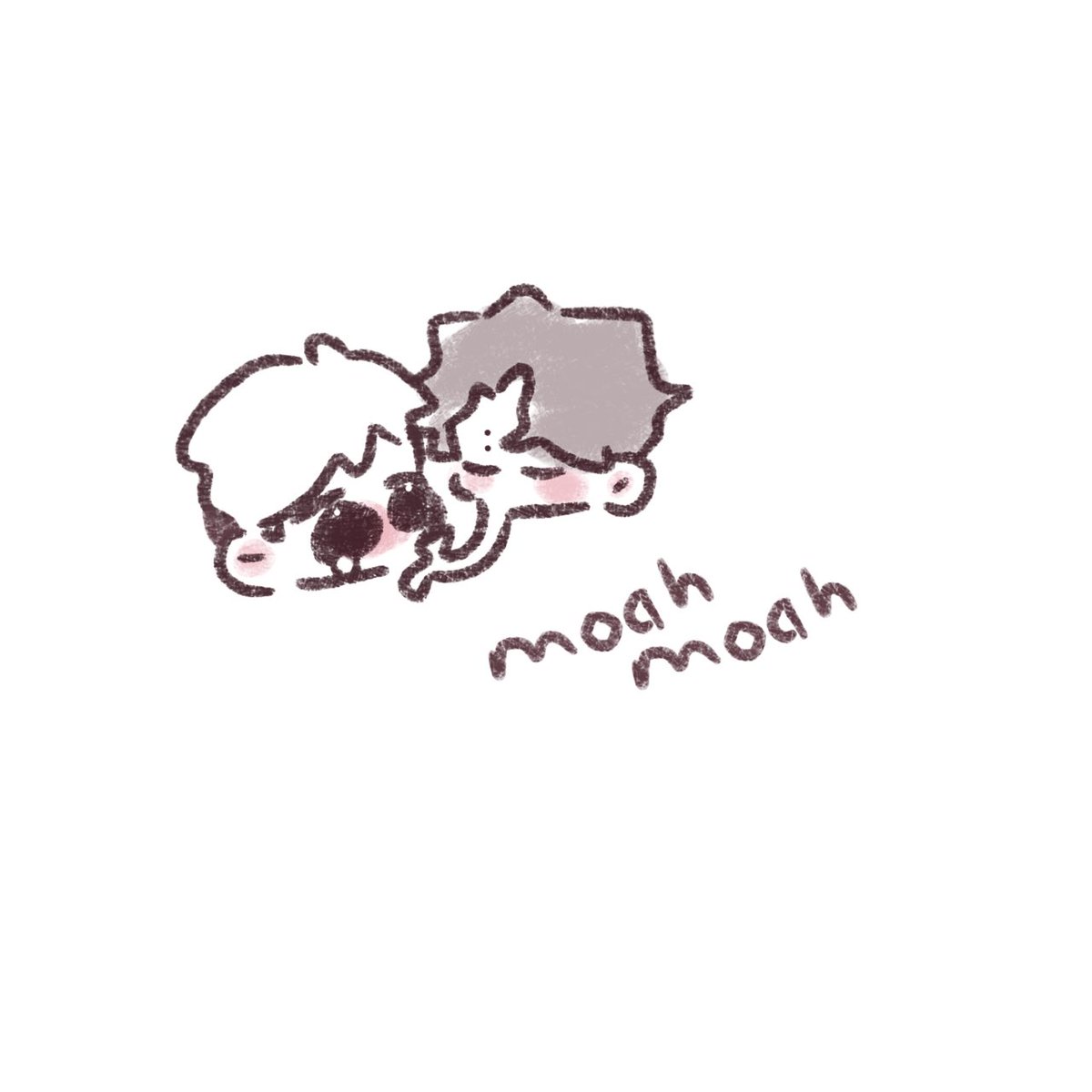 Wil Macus on Twitter "Omi comforts Atsumu with kisses hehe"