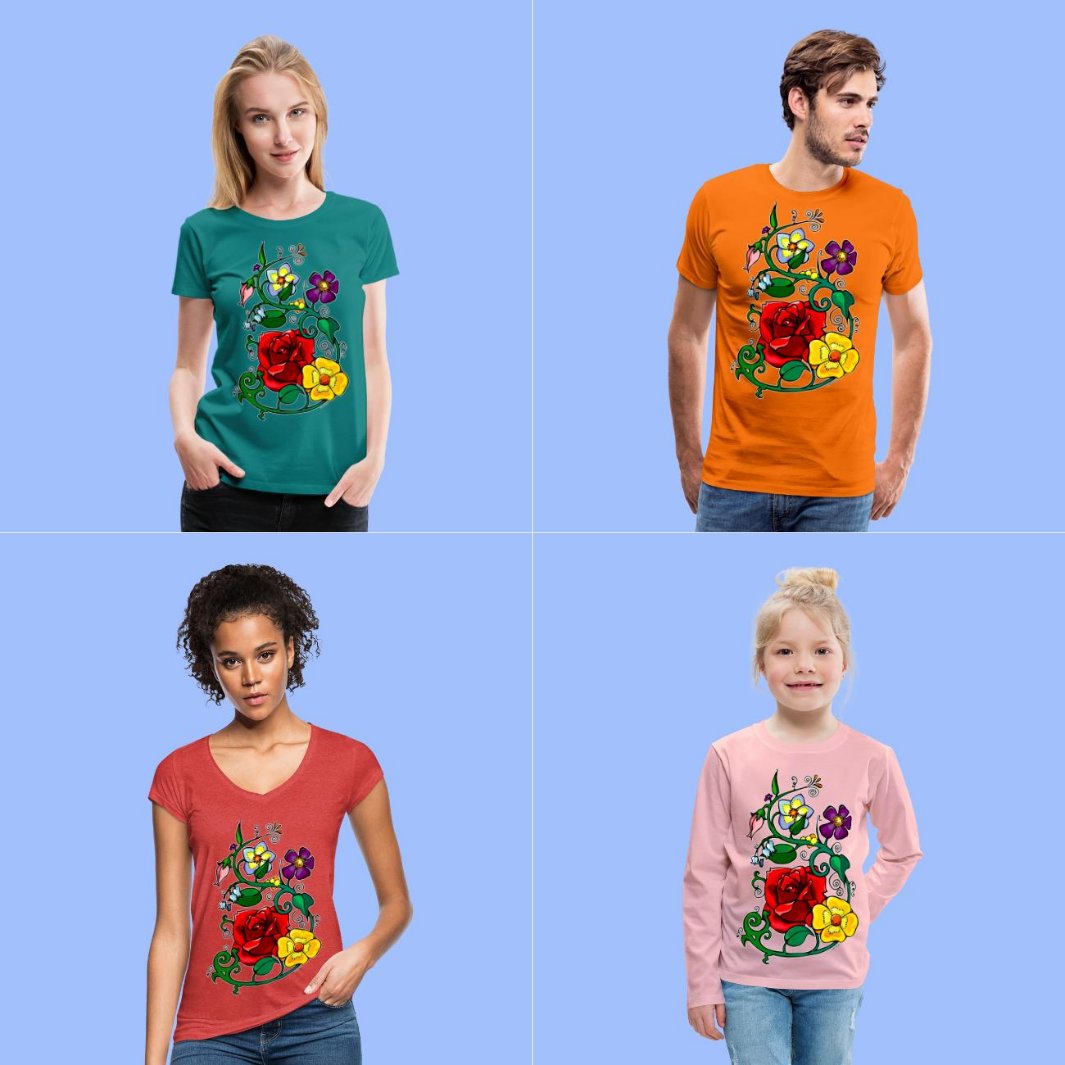 Flowers 🌼🌸
▶️breizhkorser.myspreadshop.fr/flowers?idea=5…

#tshirts #apparels #fleurs #flowers #nature #fleuri #flowery #roserouge #redrose #flore #vetements #ideecadeau #giftideas #style #accessoires #decoration #accessories #homedecor #ete #summer