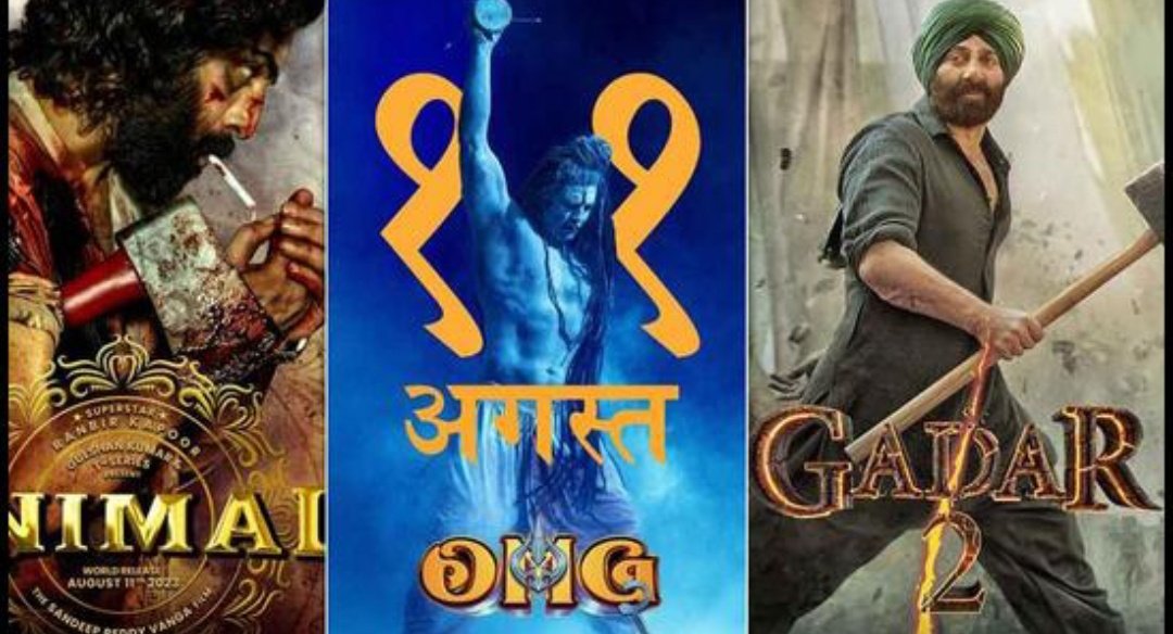Gadar 2, OMG 2 and Animal to clash at the box office on August 11: Experts says this three-way clash is not a good move

🖋️: <a href="/SugandhaRawal/">sugandha</a>
Read: hindustantimes.com/entertainment/…

#Animal #OMG2 #Gadar2 #Bollywood #BoxOffice
