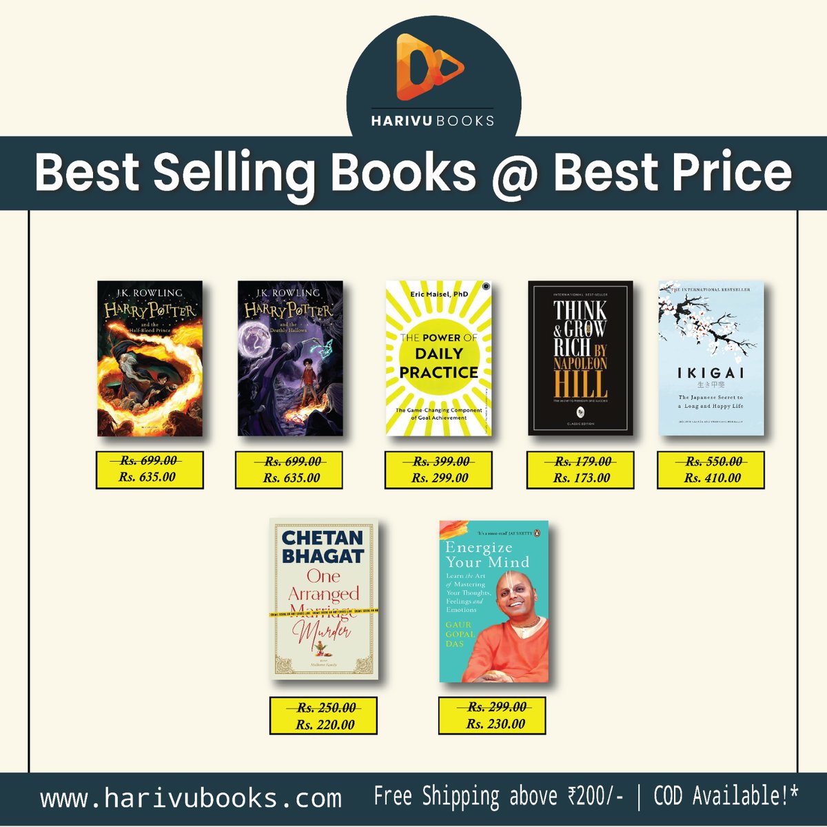 Get Amazing Discounts on Best-Selling English Books! 

👉 Shop Now: harivubooks.com/kn/collections…

#English #englishbooks #offer #discount #bestsellingbooks #harivu