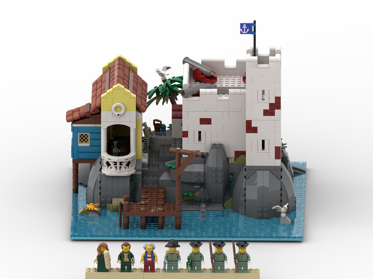 BonoboBricks's tweet photo. Calling all pirate fans checkout the #Bricklink Designer Program Series 2, where you can vote  and comment on the Prajaro Island Fort to become 1 of 5 exclusive #Lego sets next year. link= https://t.co/jFWmifgDZP

#BDP #legomoc #afol #legopirates #Pirates #Piraten #ISLAND #toys https://t.co/o2I1otETpu