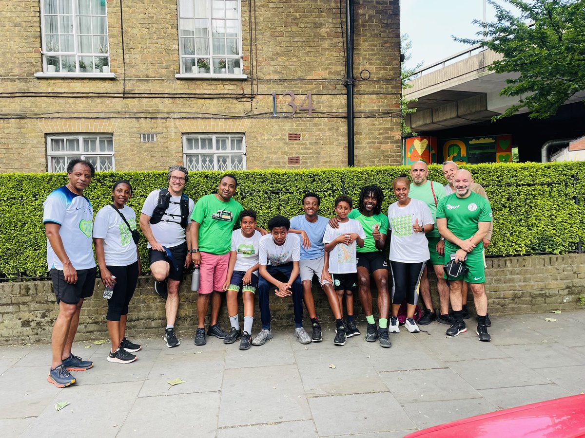 Thank you so much <a href="/RunQueensPark/">Queen's Park Harriers</a> (Tim)for designing a running route in the shape of heart to mark the 6th year anniversary &amp; thank you for running with us!💚#72 #ForeverInOurHearts 💚💚💚#GoGreenForGrenfell #Solidarity #community #unity #Justice #NorthKensington #Grenfellunited