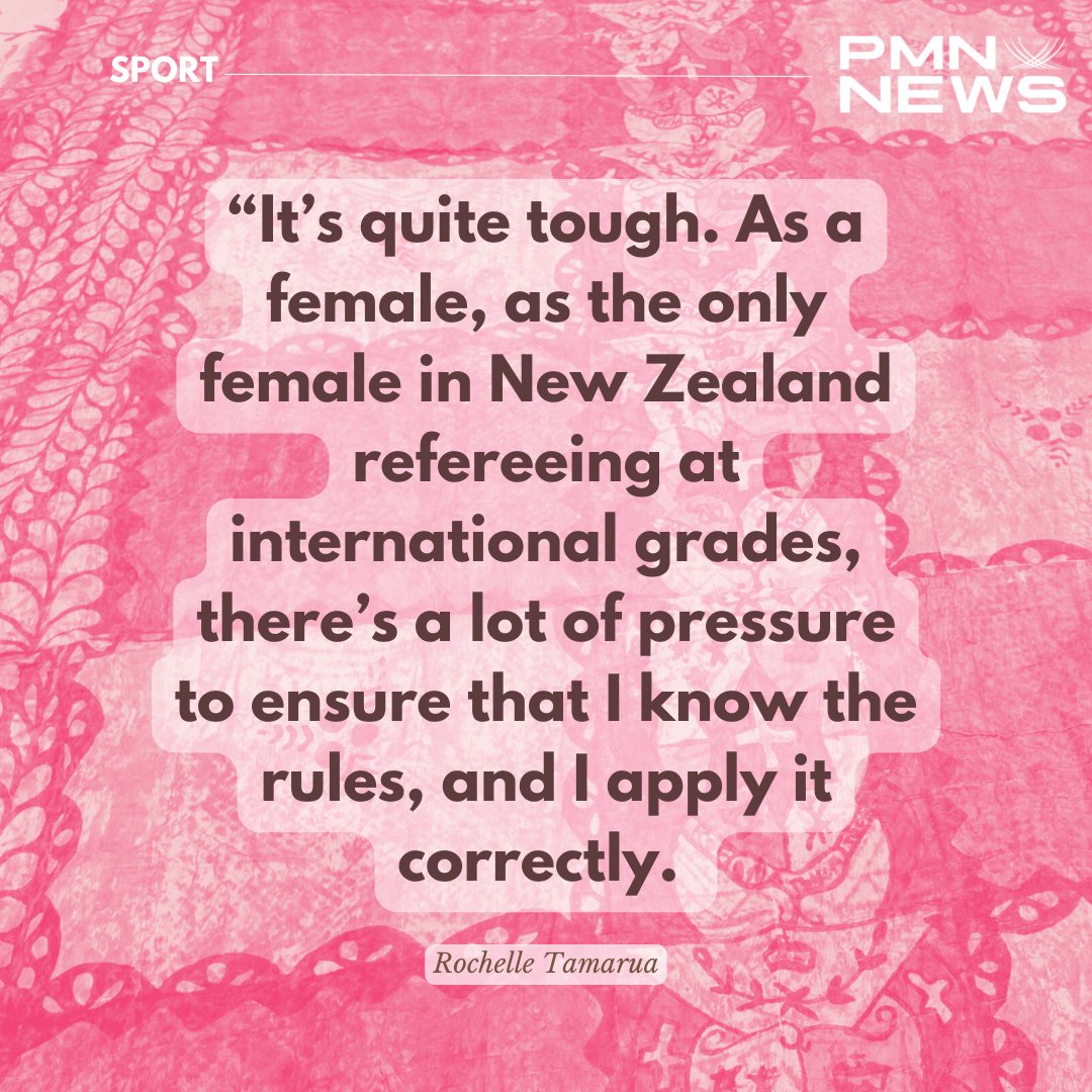 “Refereeing is hard,” says Rochelle Tamarua. “You've got to be ten-foot tall and bulletproof.”  ow.ly/xqmc50OMusH