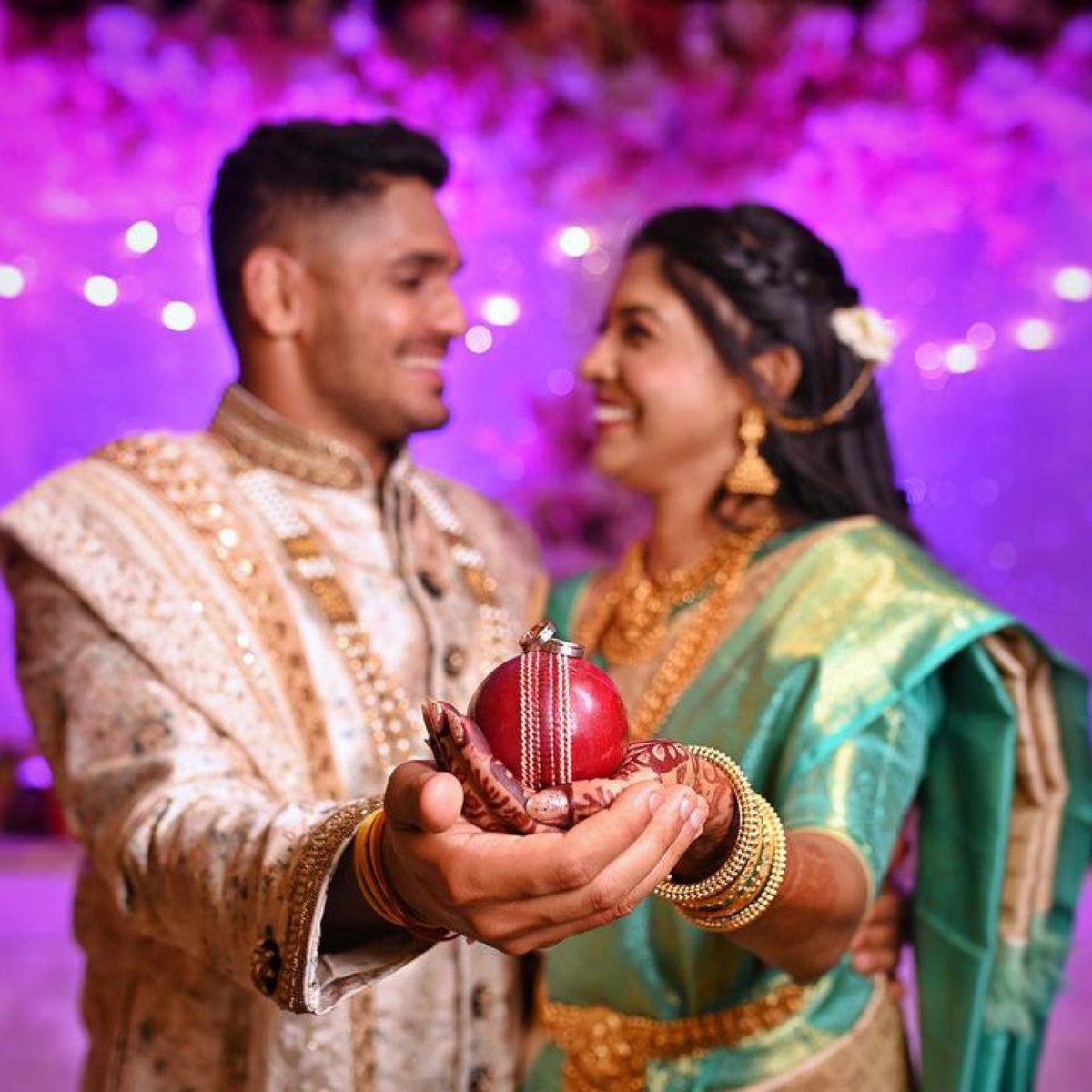 ChennaiIPL's tweet photo. Here’s to a new spell of joy and love! Congratulations, Bhau! 🥳💛

#WhistlePodu #Yellove 🦁@TusharD_96 https://t.co/kgWSc2sDxm