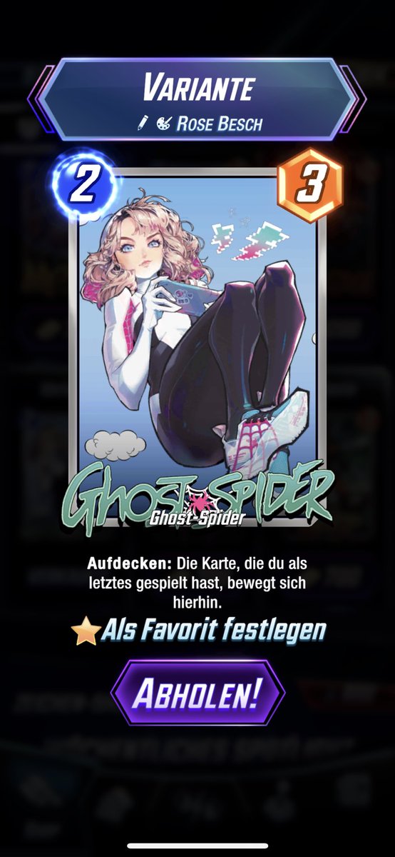 Such an nice Variant 🥰

#ghostspider #marvelsnap