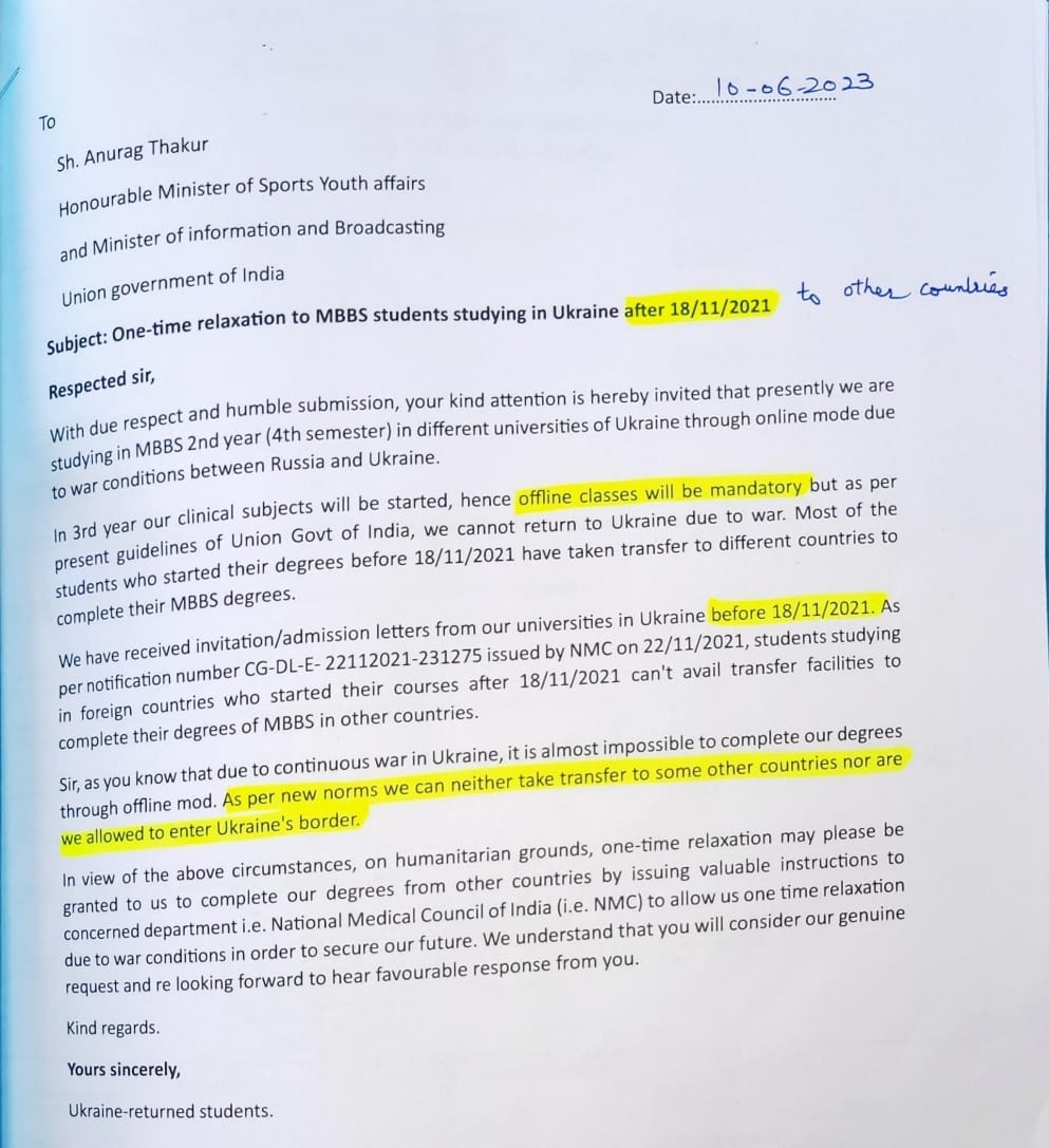 videshidoctor's tweet photo. All the ministers,doctors, organisation are requested to please listen to us.
@ianuragthakur ji 🙏
#RussiaUkraineWar #OperationGanga https://t.co/E9zGsf11OA