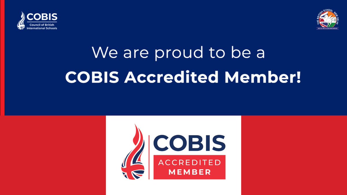 It gives us immense pleasure to announce that TBS has been awarded the prestigious @COBISorg membership! COBIS is the largest premier global association for British schools overseas that meet rigorous quality standards and demonstrate commitment to students and the community.