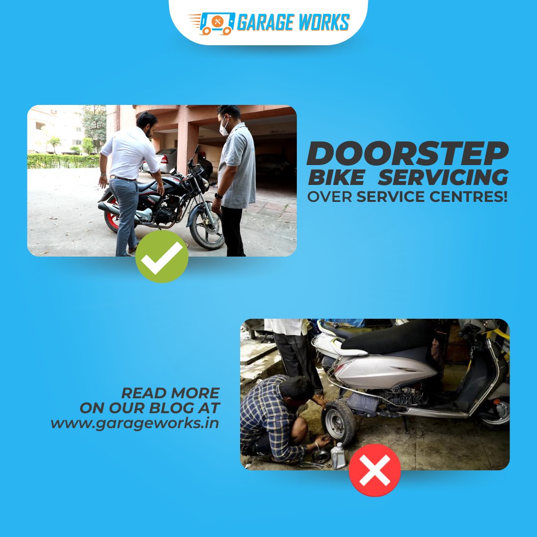 You are more than ready to experience the convenience of doorstep bike servicing!!
Here are seven reasons to choose doorstep bike service over service centres you MUST READ!
Read NOW: bit.ly/3NnTmT4

#mechanic #doorstep #bikeservice #doorstepservice #bikecare
