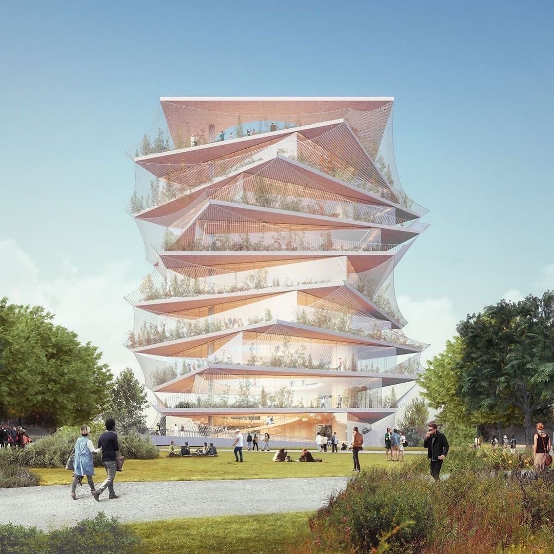 Technical University of Munich, Garching Research Campus proposal by Pritzker Prize winning architect, @fuergando / 2018.

#TUMunich #UniversityDesign #Munich #kerearchitecture #franciskere #facade #facadedesign