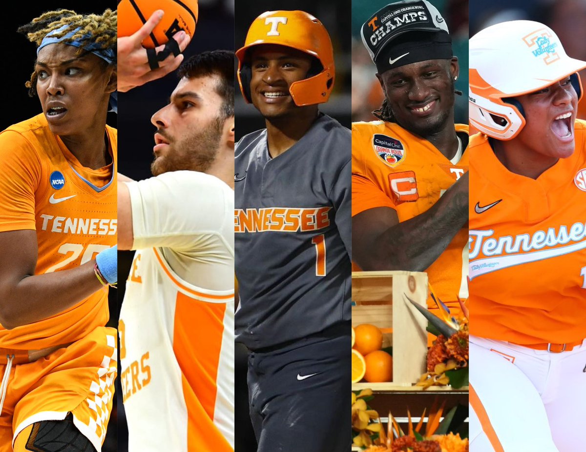 Tennessee sports this past year have been UNBELIEVABLE (2022-2023): 

- Orange Bowl Champs (Football)
- Sweet 16 (Basketball)
- Sweet 16 (Lady Vols Basketball)
- Men’s College World Series
- Women’s College World Series

What a time to be a Tennessee Vol🍊