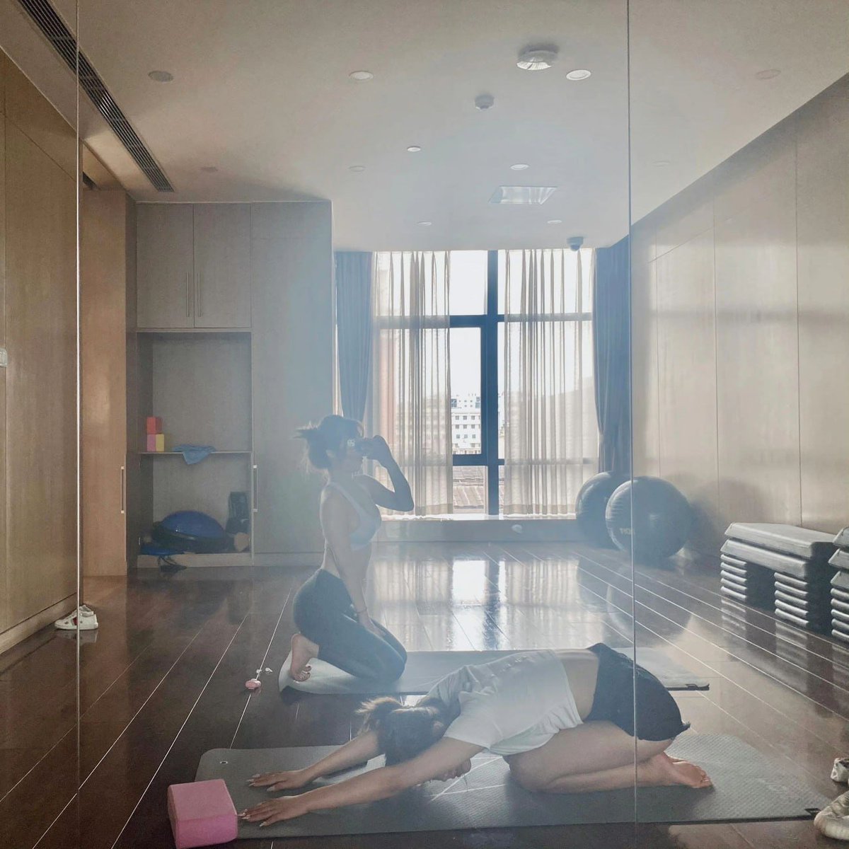 stretch, stay in shape