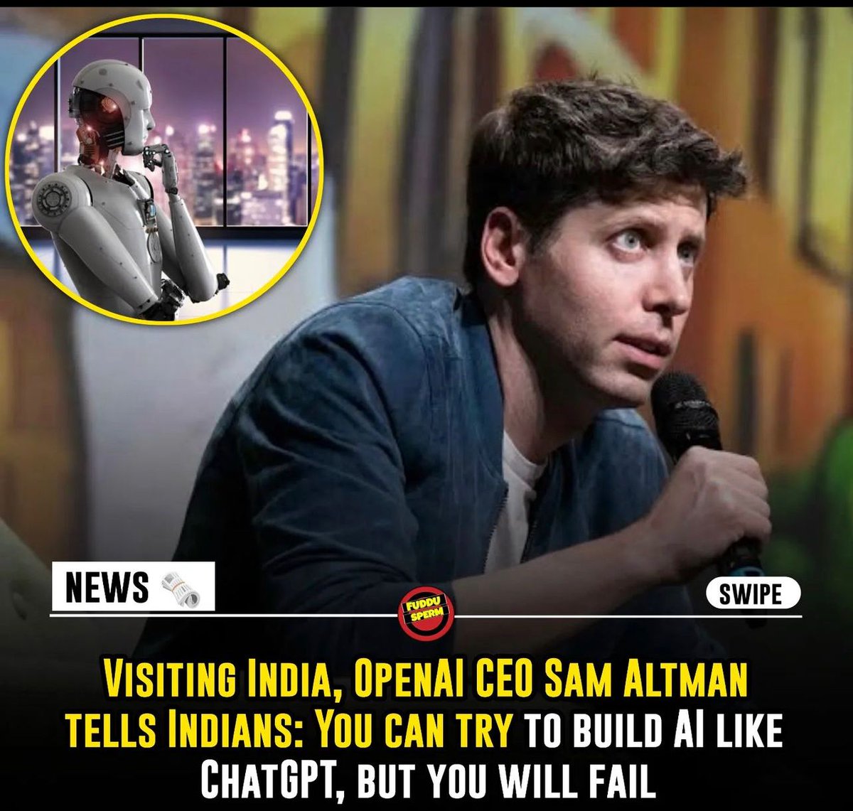 1/n: 🗣️ OpenAI CEO Sam Altman has sparked a debate by stating that building AI like ChatGPT is an impossible task for Indians. 

I am delighted to share that our community has grown to 100+ AI founders and VCs.

#AI #India @C_P_Gurnani  @Inc42 @YourStoryCo @k_krithivasan