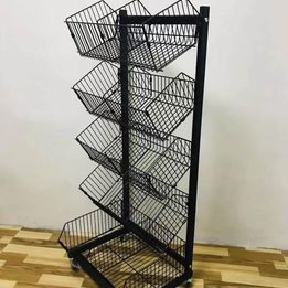 Wirebasket Display Rack,5 Layers

Basket : 5
Color: black
Size: 60 x 50 x 147cm

Shelves and Display Enterprises Address: 1449 Pres. Quirino Ave. Paco, Manila (beside A Taste of Italy)

Landline: 85625004 or 72156272
Cp#: 09177268814 or 09177269749