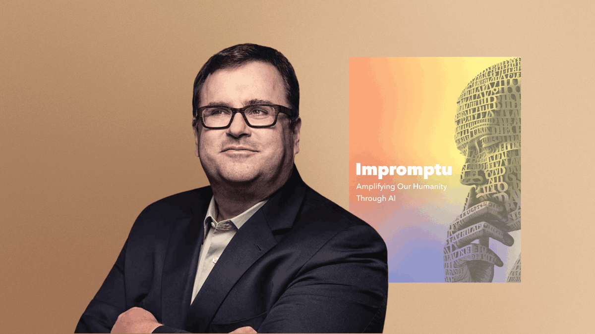 Jouvenot's tweet photo. Chat GPT répond à nos questions sur le livre qu'il a co-écrit avec Reid HoffmanReid Hoffman, le fondateur de Linkedin, a voulu tester Chat GPT en lui faisant écrire un livre précisément sur ce que tout cela aller changer pour nous.

https://t.co/Va3cHbt0TY https://t.co/687bO18FDJ