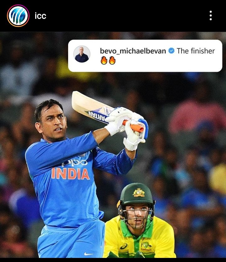 rahulmsd_91's tweet photo. When Bevan and ICC bodied Chokli &amp; Maggi Man fans. https://t.co/qhg47TPeyo