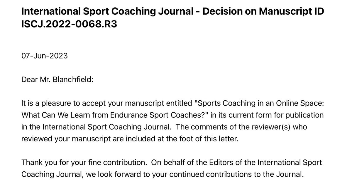Good start to the week! First publication from my MSc Research <a href="/DSESSETU/">DSESSETU</a> <a href="/SETUGradStudies/">SETU Graduate Studies Office</a>. Our research aims to provide an overview of the endurance sport coach and the remote, online environment in which they operate.