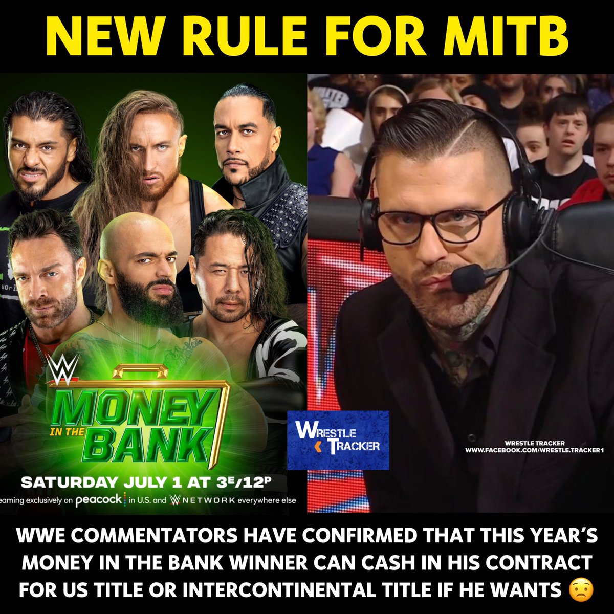 MITB should only be for world title shot 😤 #WWERAW #MITB