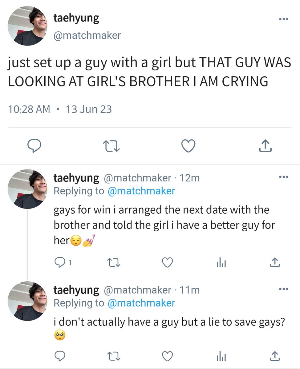 yoongellic's tweet photo. #taekookau where matchmaker taehyung does his best in setting couples together and he has never failed in his task but what happens when the client is certain doe eyed bunny teeth boy with tattoos and mucles? https://t.co/CGBBNu8cCu