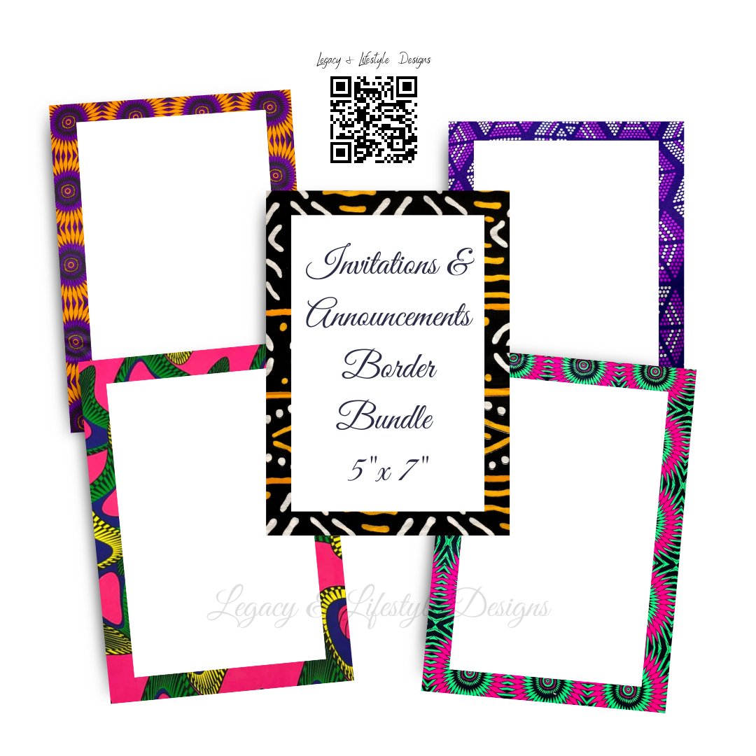 nomadicnoni's tweet photo. African print border templates to personalize your party, announcement, wedding or business with a message or logo. Shop all designs https://t.co/lM9caqS3T1 #ElevatedEntertaining #LegacyandLifestyle #summertime https://t.co/nz6p3RSSjZ