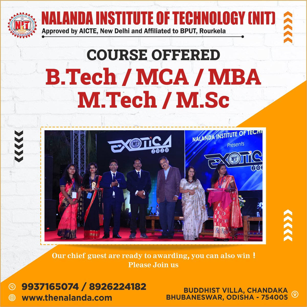 #FacultyExcellence: Our esteemed faculty members at Nalanda Institute of Technology (NIT), Bhubaneswar are dedicated to your academic success and personal growth. With their expertise, mentorship, and guidance, you will receive a world-class education and