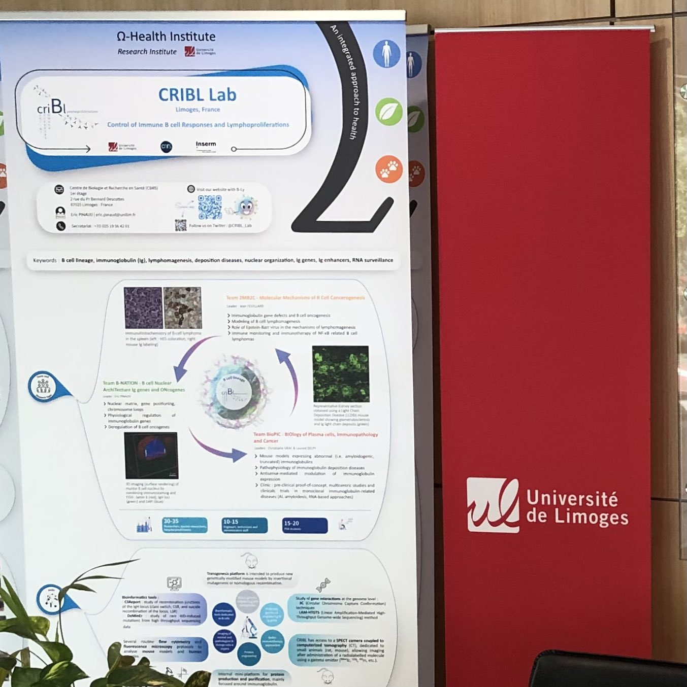 CRIBL Lab on Twitter "🤩Nous avons été ravi d’accueillir à Limoges le Pr Didier Samuel, PDG de