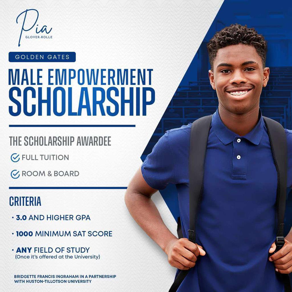 PiaGloverRolle's tweet photo. Courtesy of a partnership with Bridgette Francis International and Huston-Tillotson University.
#MaleEmpowerment
#AccessToEducation
#PiaforProgress
Please see flyer for details. Also, please use the link below to apply.
https://t.co/oKnqG38bnb https://t.co/nWbzVO2kUO