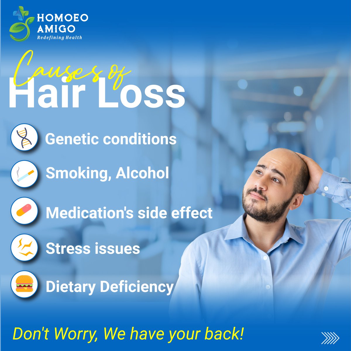 HomoeoAmigo's tweet photo. Start your Root-cause, Effective &amp; Side-effect free Homeopathic treatment for all Hair Issues with Homoeo Amigo and avail 20% off on consultations &amp; 10% off on medicines. Offer valid till 19th June.

#homeopathyworks #homeopathyforall #health #hairfall #consultations #medicine https://t.co/6YNWbLUzwL
