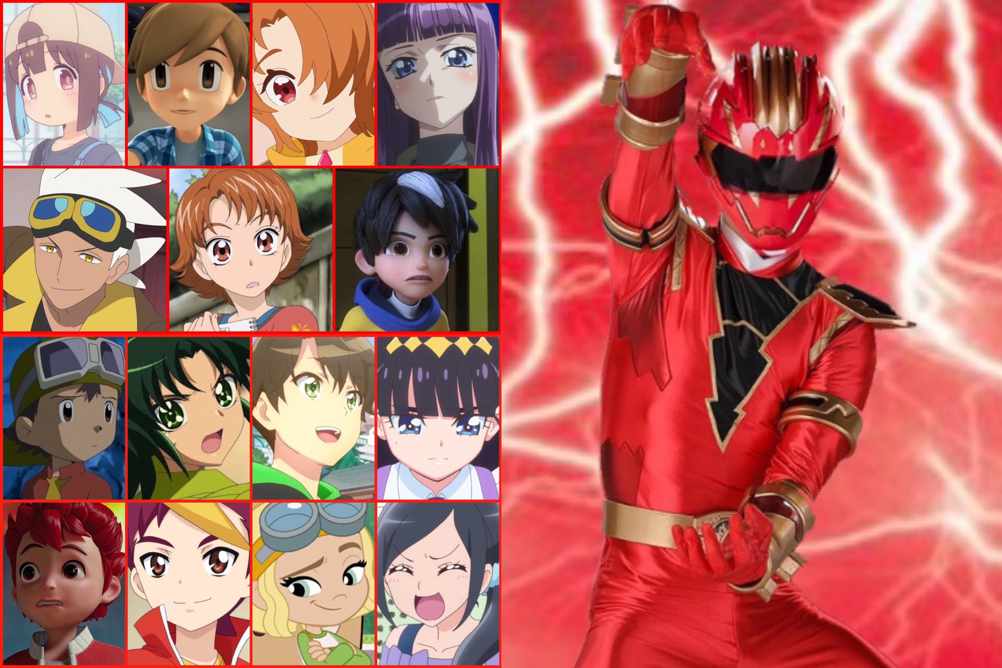 Warwick Studios Anime Pride! on Twitter "Updated Power Rangers 2025 reboot (we wish) anime fan