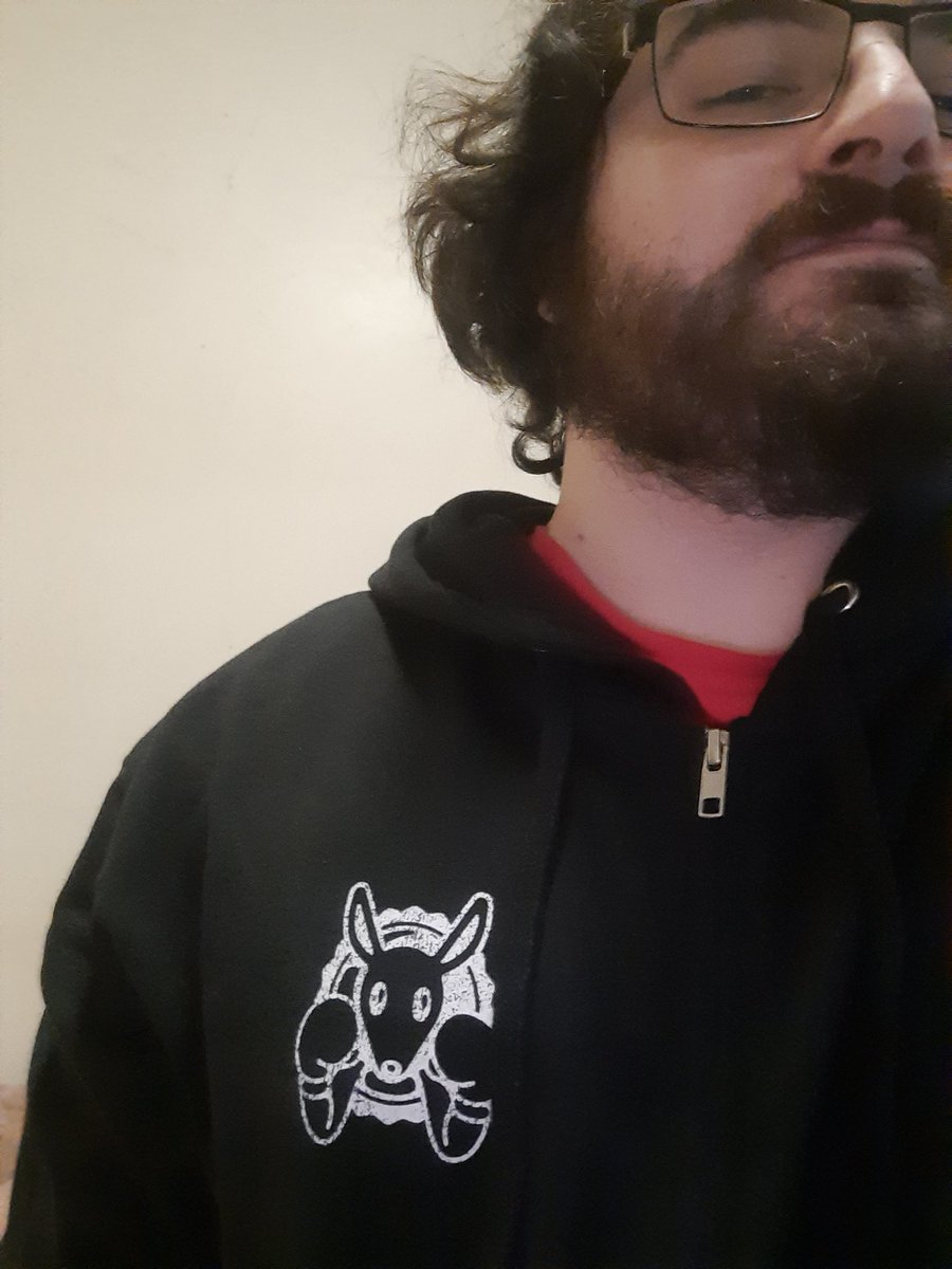 Arthirable's tweet photo. @Charalanahzard hoodie arrived today in Sydney! Love it, very comfy https://t.co/tU98ch8nXq