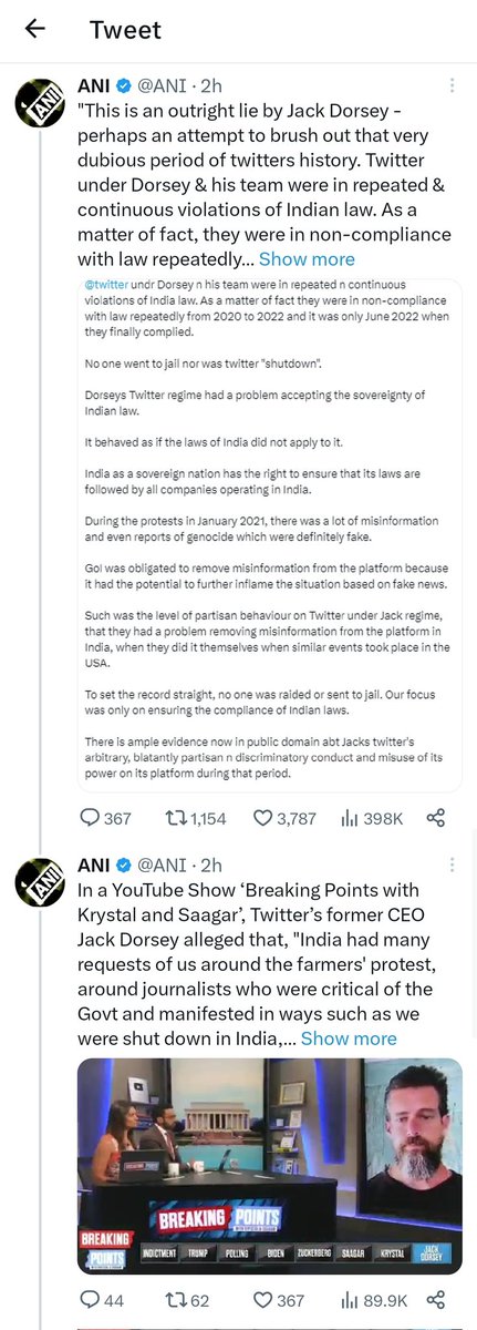 zoo_bear's tweet photo. 'South Asia's Leading Multimedia News Agency' is the only News Agency which patiently waits for a rebuttal by the govt before sharing the allegations against the govt. 
Like always, They FIRST tweet rebuttal by the government and THEN explain the allegations. 🤡🤡 https://t.co/uLWvrNusbT