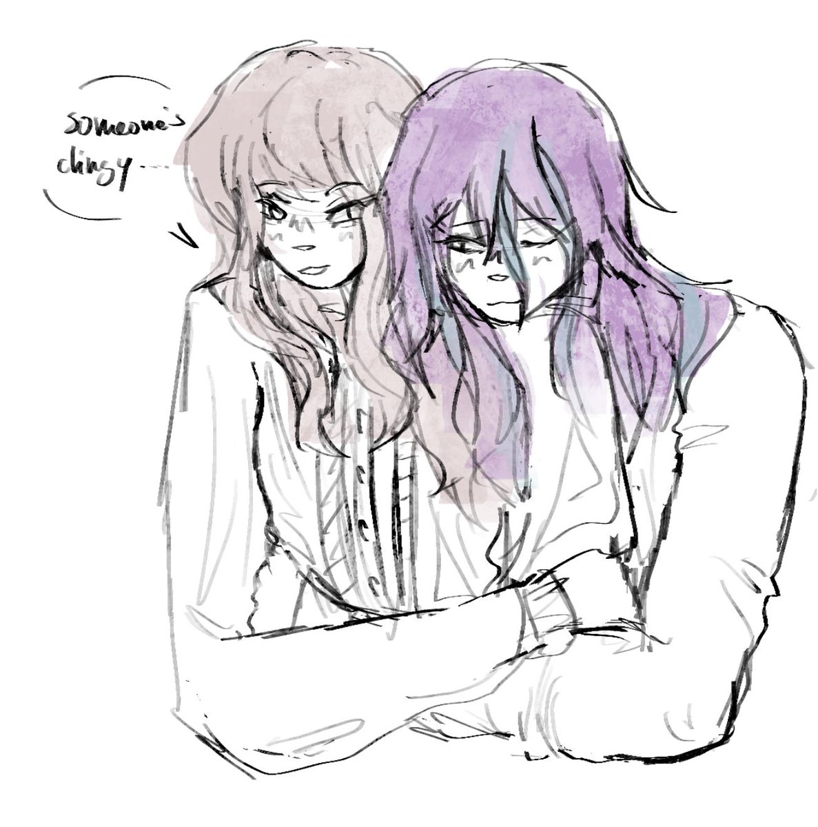 sIeepycore's tweet photo. hi im here to drop these here snd leave #prsk_FA (first drawing is nene and akito, second is ichika and the other two… You know who they are….) https://t.co/7R7221Xe3a