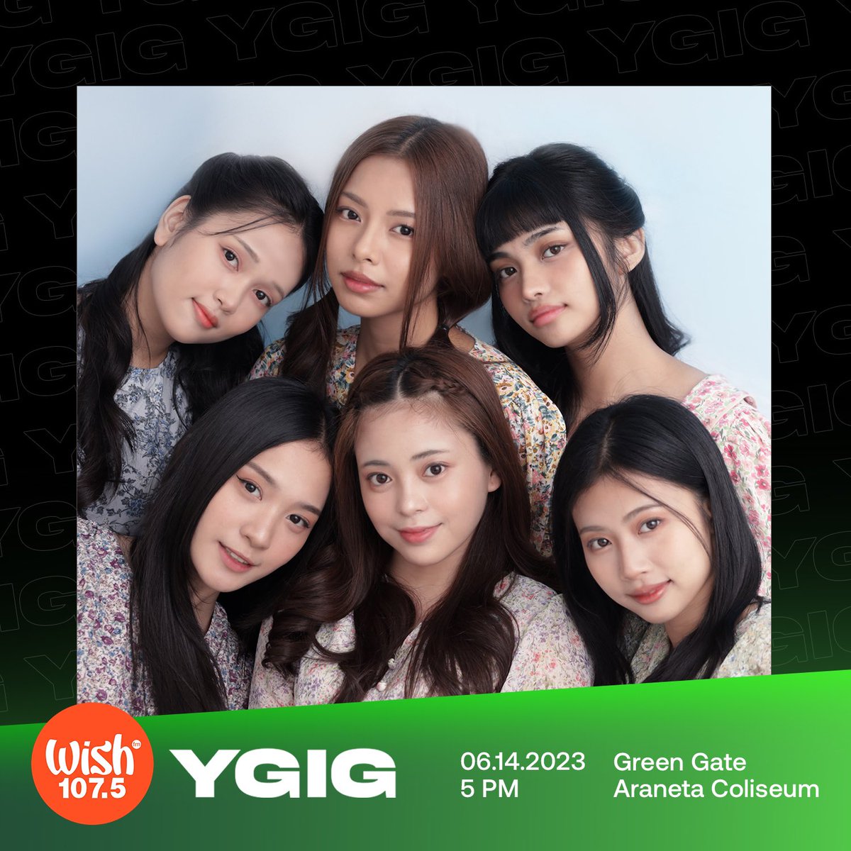 ygig_official's tweet photo. [🚥 YGIGs]

It’s a special WeGo Wednesday! 🍀
Our WISH BUS ROADSHOW is happening 🙌🏻  

WeGo, drop a 💚 heart if you’re going! We’ll keep an eye out for you 🥹

🍀 Wish 107.5 Wish Bus Roadshow
➟ June 14, 2023 @ 5PM
➟ Araneta Coliseum (Green Gate)

#YGIG #YGIGonWishBus #YGigs https://t.co/Mbafw6gBFe