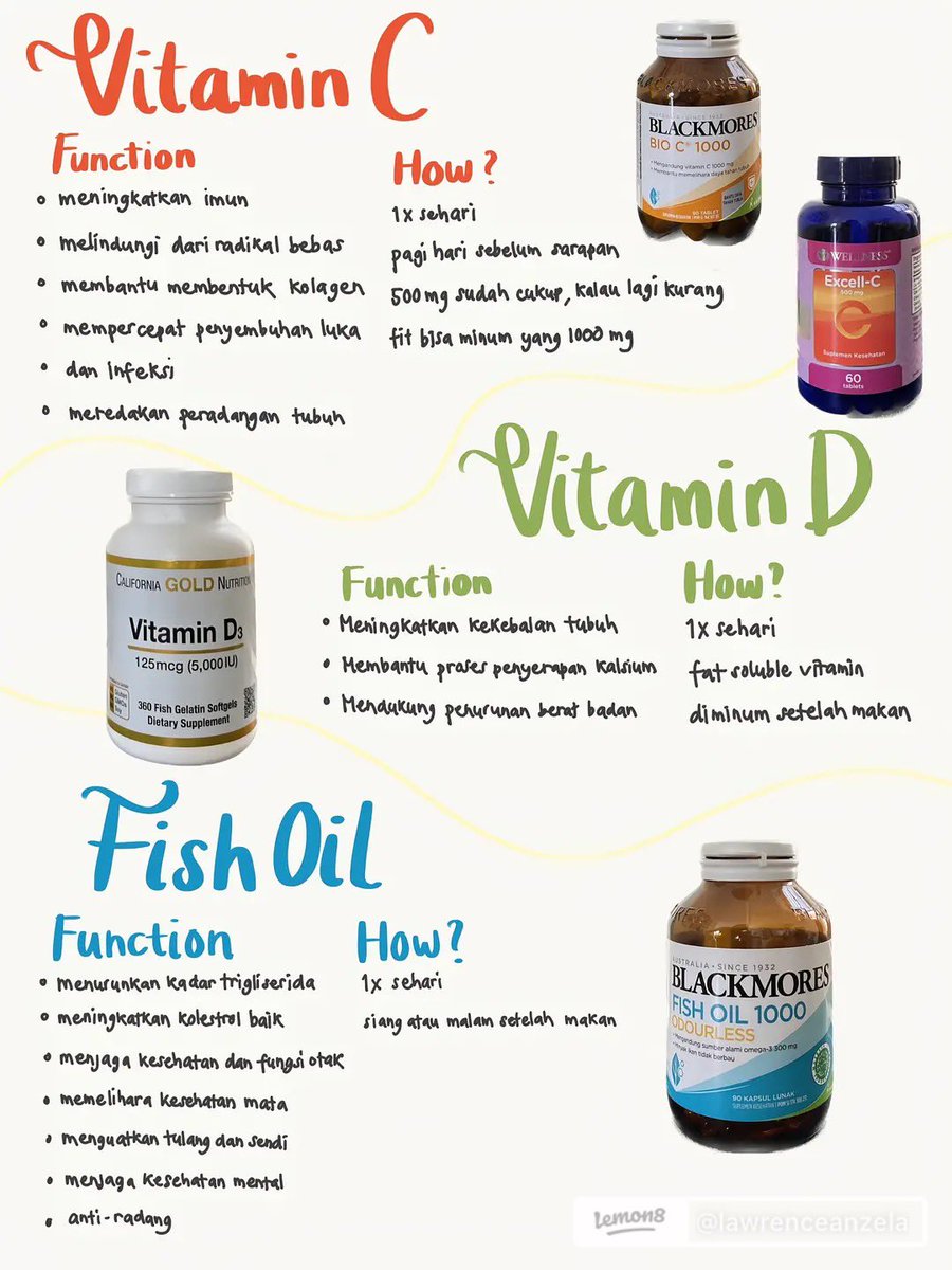 IndonesiaLemon8's tweet photo. Penting juga kalau minum vitamin, harus diimbangi dengan minum air putih yang banyak yaa.
Let me know kalo ada pertanyaan ❤️
#lemon8indonesia #lemon8health #lemon8tutorial #vitamin #vitaminkulit #healthylifestyle https://t.co/z76cOUGr4M