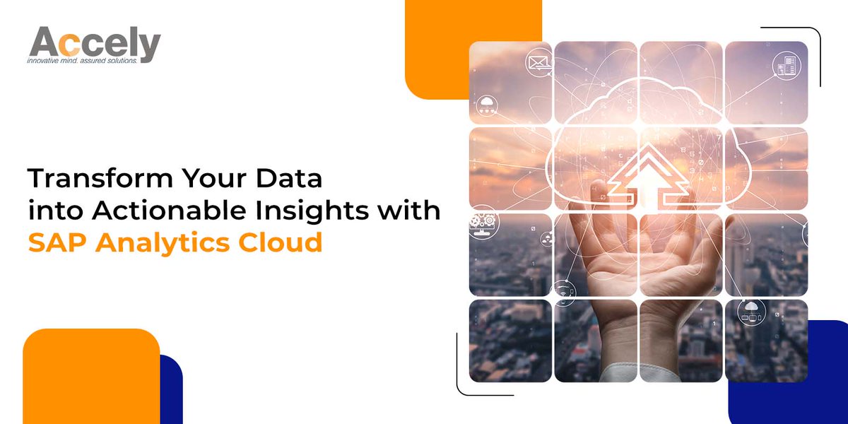 Supercharge your data insights with SAP Analytics Cloud! ☁
Discover the future of business intelligence and propel your decision-making to new heights.

Join us on this transformative journey: bit.ly/2R9o7Ro

#Accely #SAP #SAPAnalyticsCloud #DataDrivenDecisions #SAPSAC