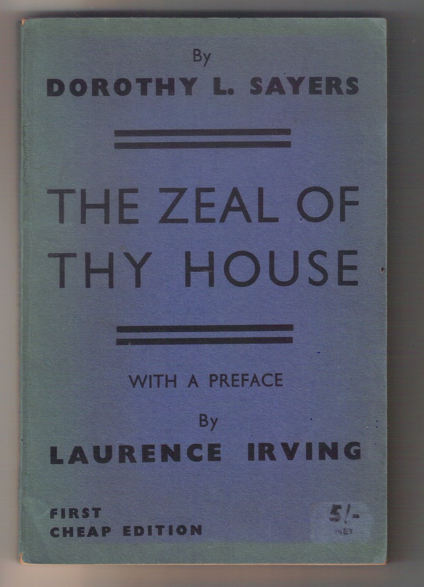 Dorothy L Sayers was born #OTD in Essex in 1893, died 1957. Her crime novels, very much of their age, often featured amateur sleuth Lord Peter Wimsey. Her plays included Zeal (1955 about the building Canterbury Cathedral’s choir
Proto-feminist, Christian and Guinness copywriter.