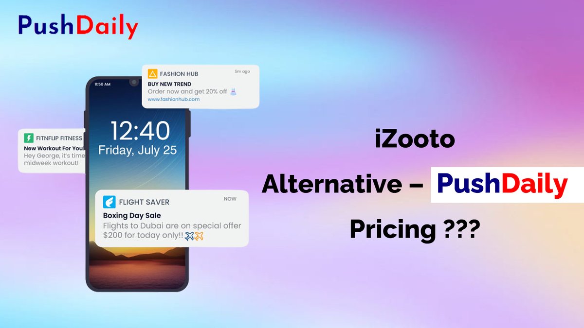 Pushdaily_2023's tweet photo. #iZooto Alternative –💥 Pushdaily Pricing😍 ???
https://t.co/xBuZnhLAj2
#bestfreepushnotification
#freepushdailyplan
#izootofeatures
#pushnotification
#webpushnotification
#websitetraffic
#pushdailyplan
#izootoalternative https://t.co/uTUmOJDv7B