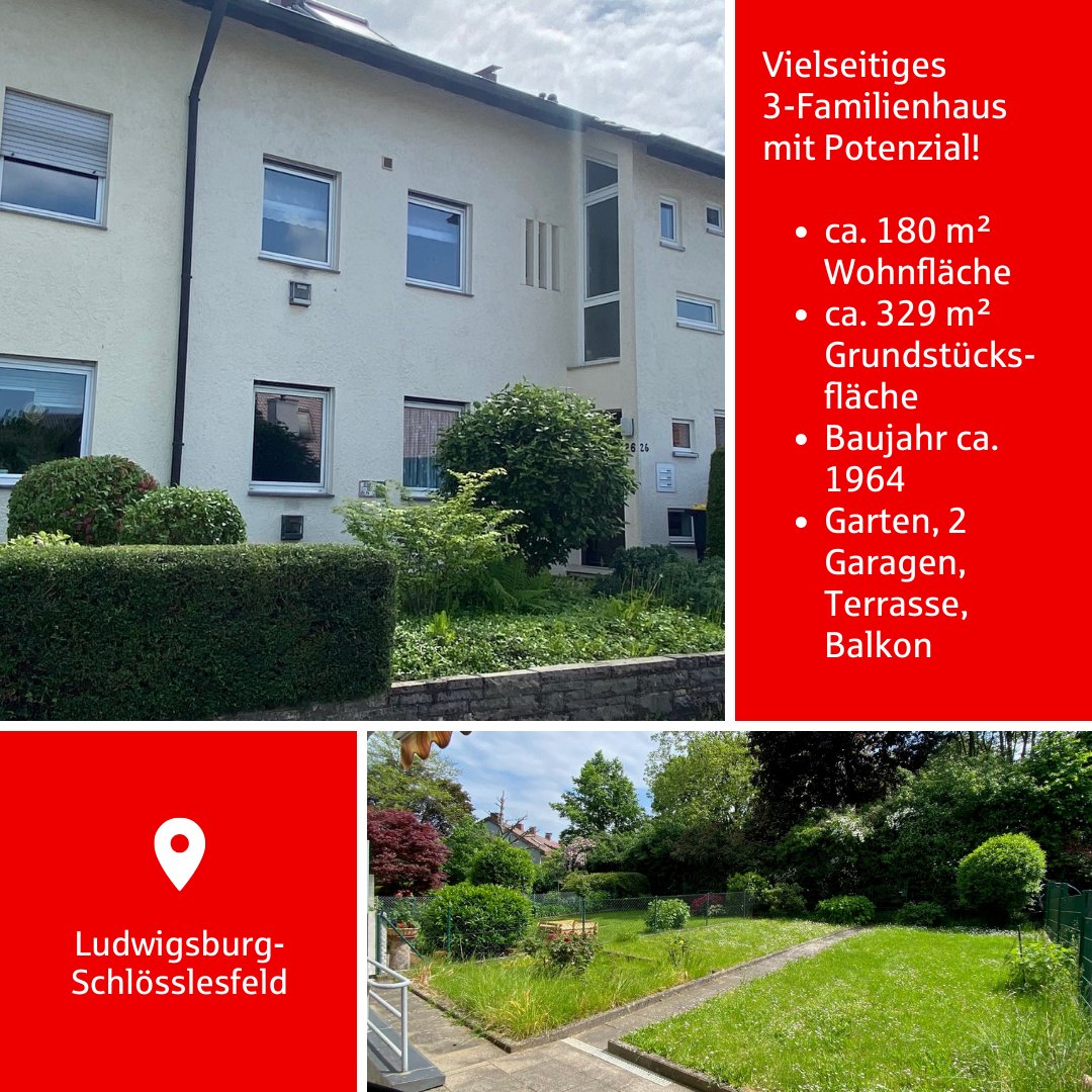 ksk_lb's tweet photo. Unser Immotipp der Woche: Ein vielseitiges 3-Familienhaus mit Potenzial in Ludwigsburg-Schlösslesfeld.
Alle Infos zum Haus: https://t.co/NhKfwpTHSK

Energiebedarfsausweis, Endenergiebedarf 157,0 kWh/(m²a), Gas, Klasse E
#KSKLB #KSKLudwigsburg #Immobilien  #RaumZumWohlfühlen https://t.co/wL4xLAOqYK