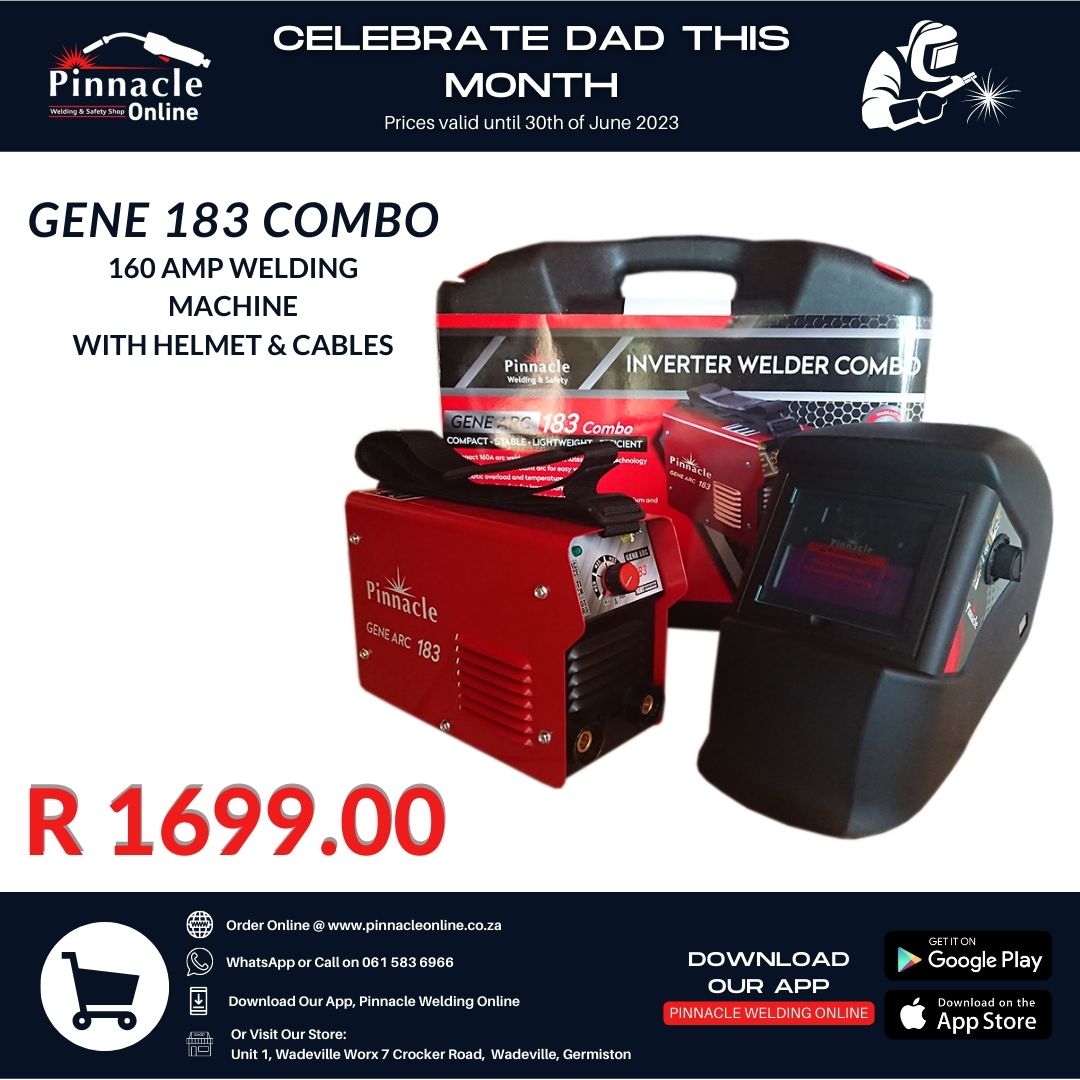 🎉 Father's Day Special Offer! 🎉bit.ly/430rVnI
Celebrate Father's Day with the perfect gift for the DIY enthusiast or professional welder in your life! SALE at pinnacleonline.co.za, just in time for Father's Day! 

#ArcWeldingMachines #WeldingSale #PinnacleWelding
