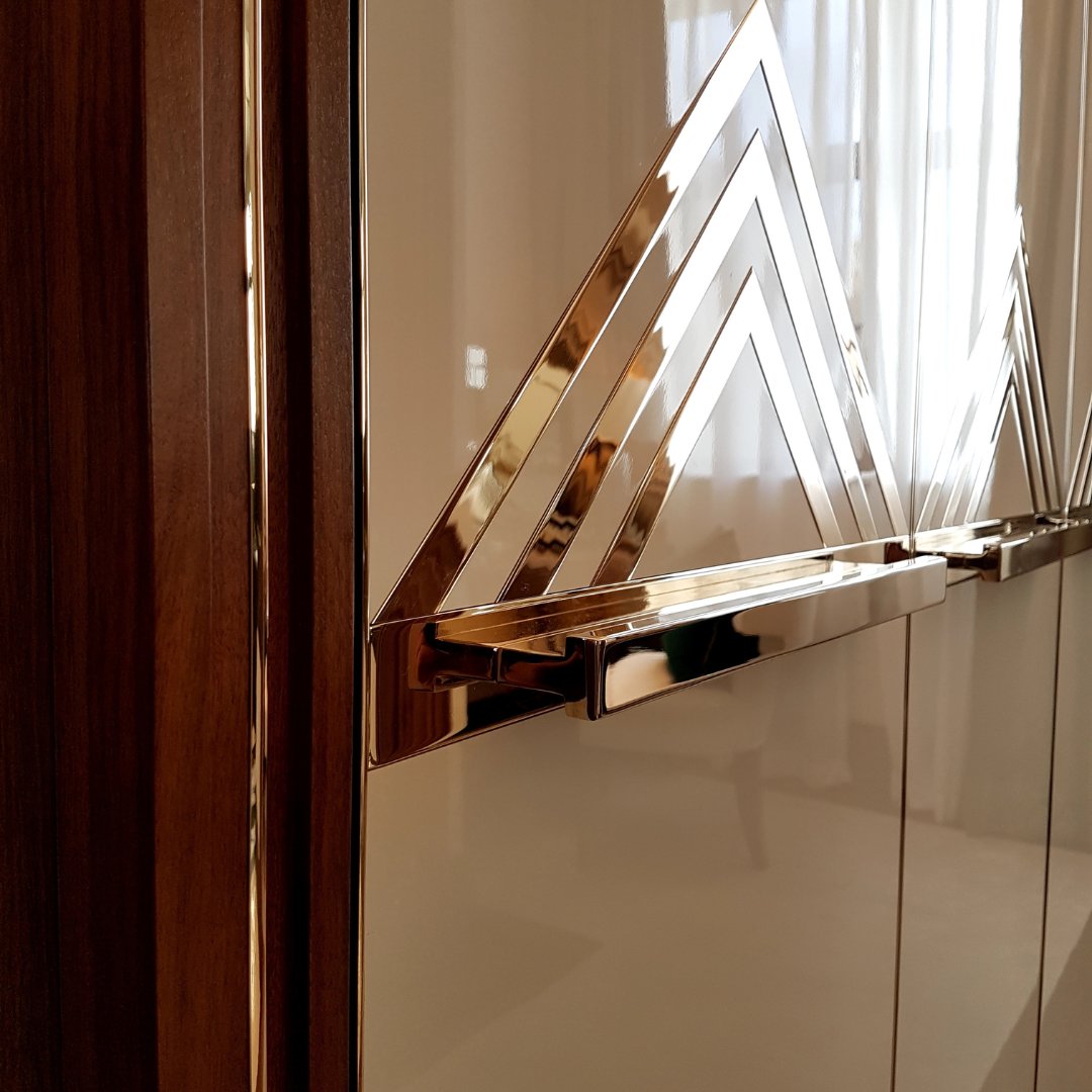 When using materials other than wood, silver and brass, design your inlays so that they are either proud of or recessed into the surface, as this makes the manufacturing process considerably cheaper.  

Want to know more about inlays?  Download our guide.
ow.ly/bQkm50Oueaw