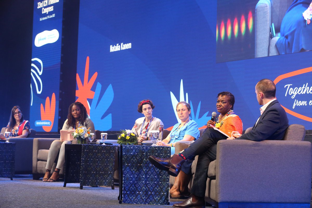 Courage, resilience, tenacity — all traits of midwives serving in humanitarian settings. Honoured to join a panel discussion with heroic midwives on the frontline. Thanks to them, hope and peace thrive even in the most challenging circumstances. #ICM2023