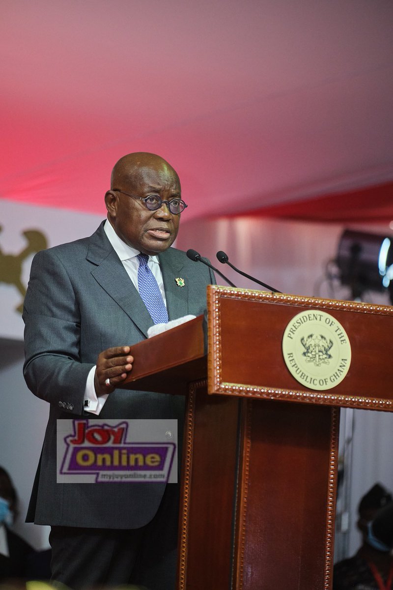 Joy997FM's tweet photo. If @NAkufoAddo was contesting in 2024, would you have voted for him, and why? 

Join the conversation with the hashtag #JoySMS https://t.co/V3yzOb2oeJ