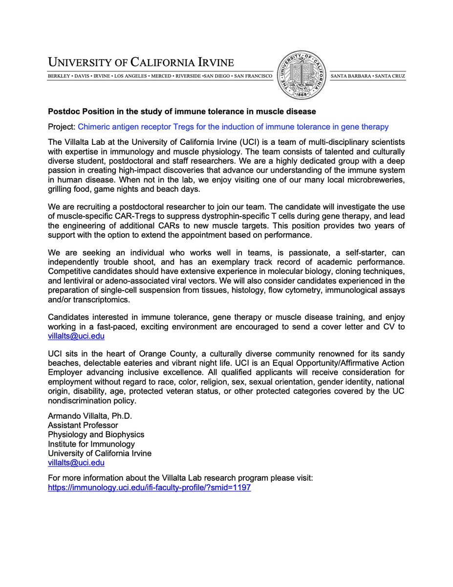 Looking for a postdoc position? Check out these two projects: