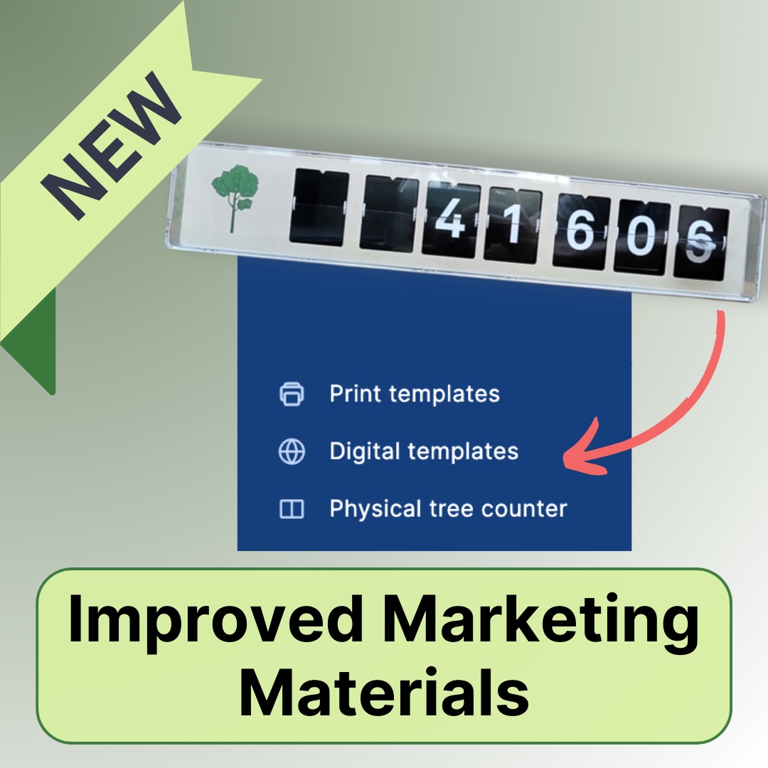 A physical counter to account for all the trees your business has already planted for customer reviews – in real-time ⌛️⁠
⁠
This and more updates to our free marketing materials are now ready in your ReviewForest app 👀⁠
⁠
de.reviewforest.org

#marketing #MarketingTips