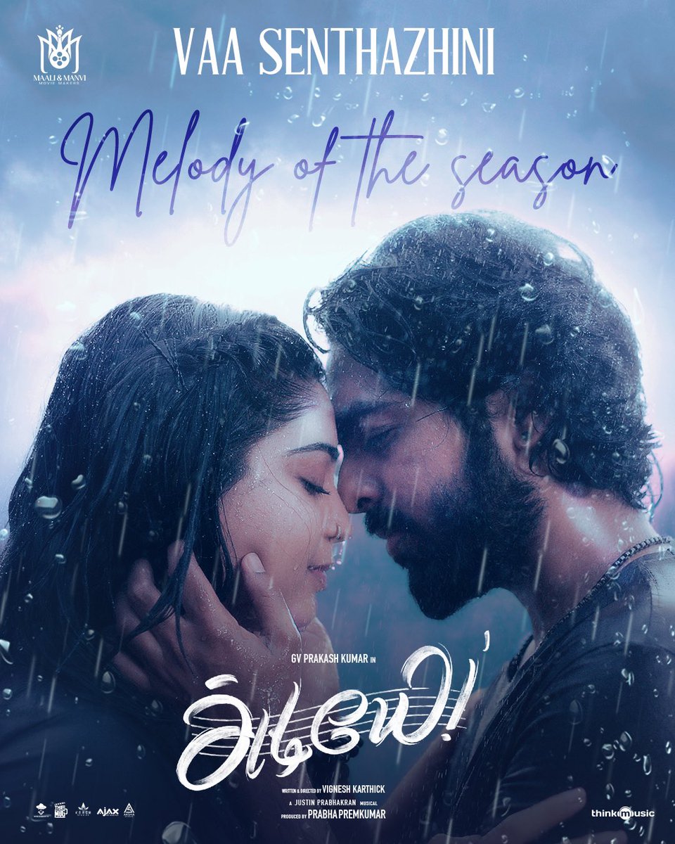 #VaaSenthazhini - the first single from #Adiyae - the melody of the season. Thank you for all the love ❤️

▶️ youtu.be/KzTulvayphg

A @justin_tunes musical. 
Vocals by @sidsriram. 
Lyrics by @Bagavathy_pk. 
Directed by @vikikarthick88. 

@gvprakash @gourayy @vp_offl