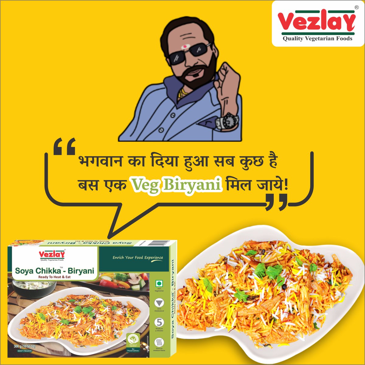 Vezlay's Veg Biryani - A tantalizing blend of aromatic spices, tender Vegetables, and perfectly cooked basmati rice. A Vegetarian feast like no other!
.
#biryani #biryanilover #biryanirecipe #vegbiryani #vegetarian #memes #happiness #vegan #veganfood #vezlay #vezlayfoods