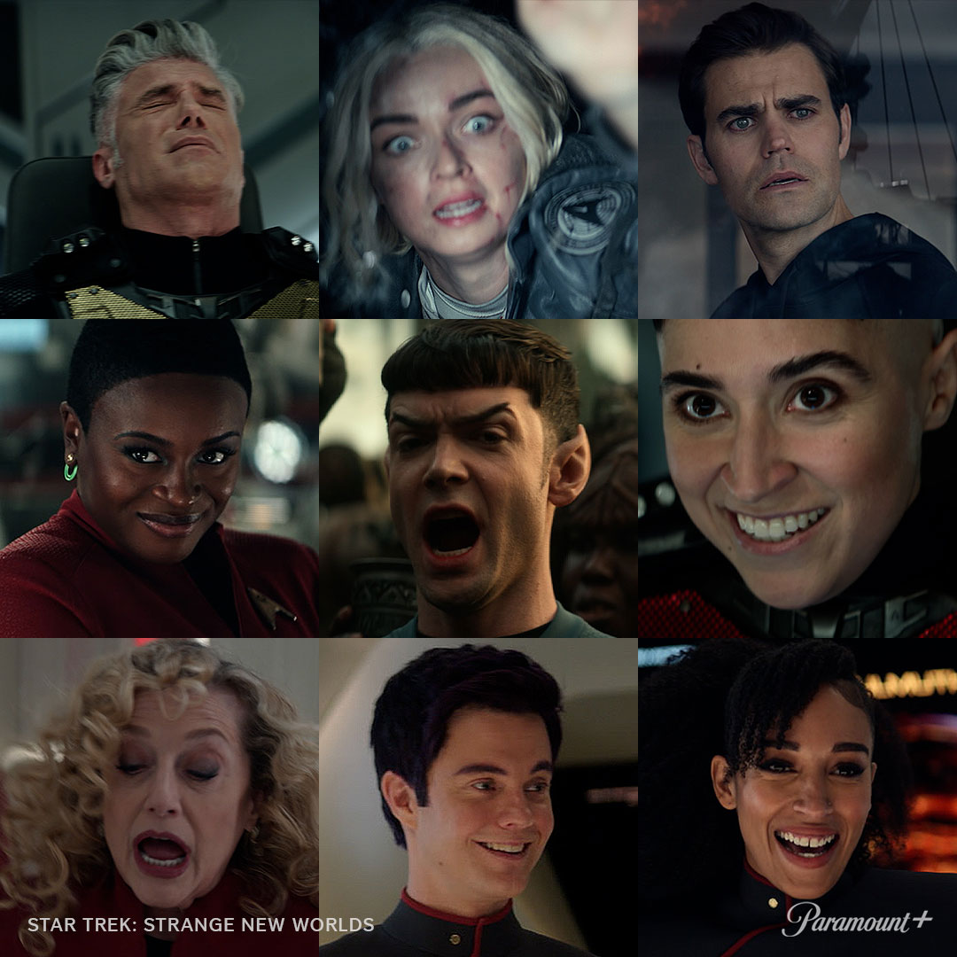 ParamountPlusUK's tweet photo. Which one are you right now? #StarTrekSNW #StarTrekStrangeNewWorlds https://t.co/BMWvoIf0z5